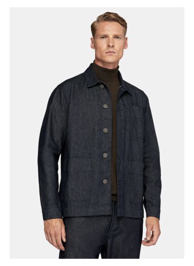 Veste Chemise De Travail En Denim