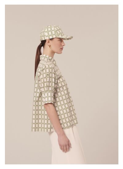 Chemise Cameron-Ecru en Coton Équitable