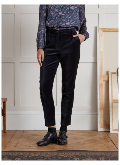 PANTALON CIG VELOURS LIS