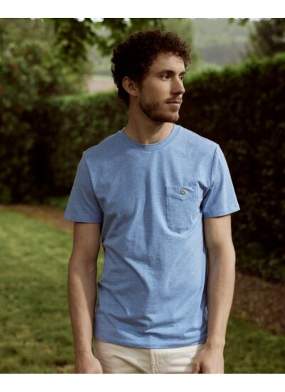 T-shirt bleu ciel