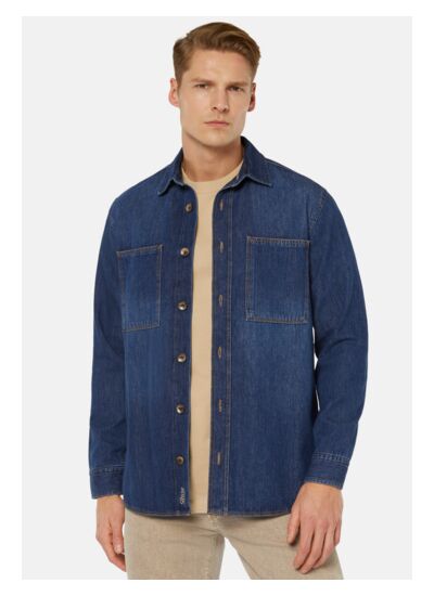 Surchemise En Coton Denim