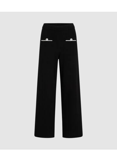 BW FANCY BUTTON KNIT PANTS