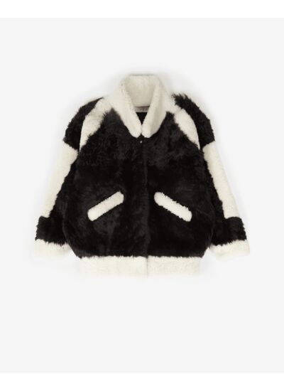 Veste En Peau Lainée Malna