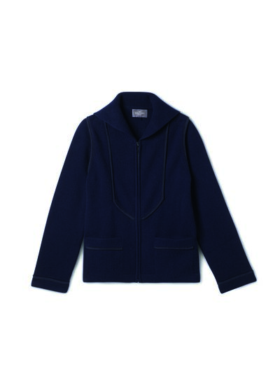 Veste vareuse zippée - Femme - MARINE