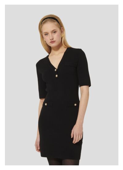 Robe Ruthie-Charcoal en Viscose