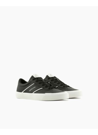 Basket anglais - noir+op.blanc