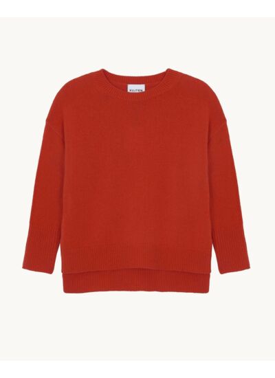 Pull Amel orange rosso