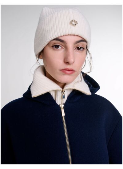 Bonnet en laine et cachemire