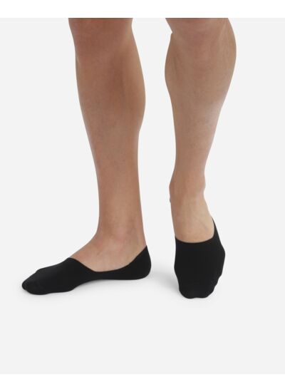 Lot de 2 protège-pieds noirs en coton Homme