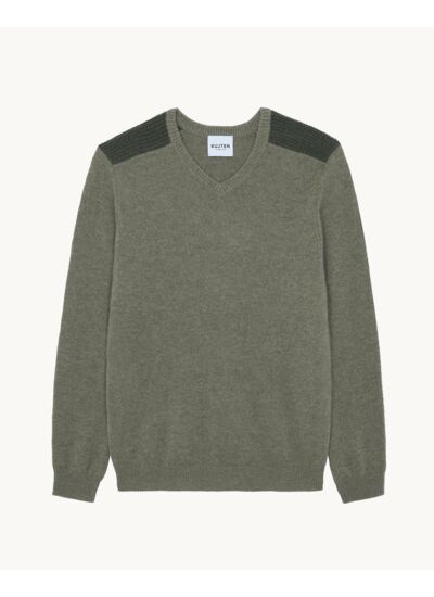 Pull Jerem kaki chiné