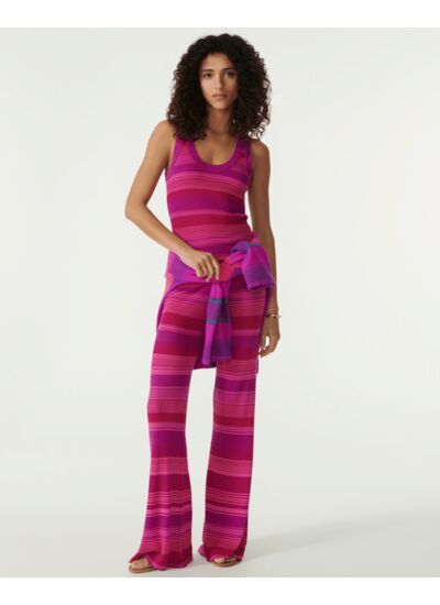 pantalon NOELA Pantalon evase soie-cachemire