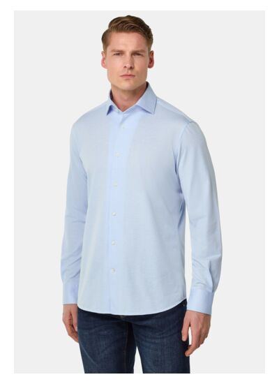 Polo Chemise en Jersey Regular Fit