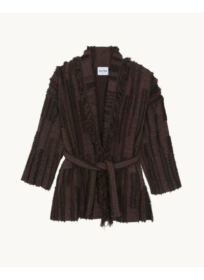 Veste Miko Destroy marron