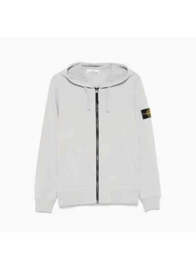 Stone Island Hoodie Zip Gris