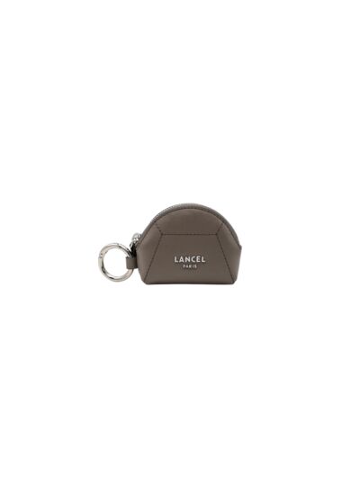 Lettrine De Lancel - Porte Monnaie Demi Lune - Fumée
