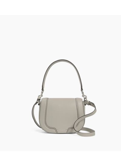 Sac bandoulière moyen modèle Ella en cuir grainé