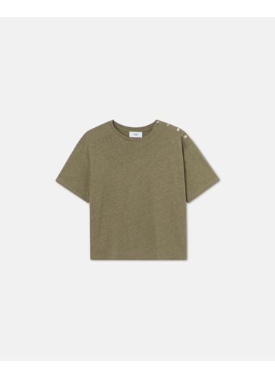 Top Tenenbaum Kaki en Coton