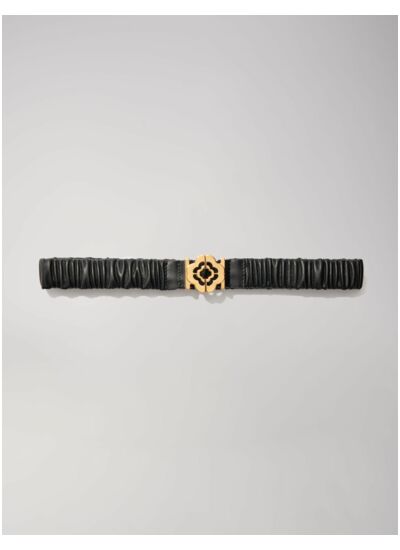 Ceinture en cuir élastique