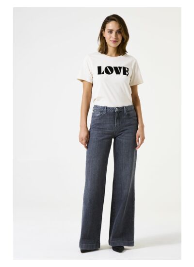 Women Jeans Celia wide Wide fit Black