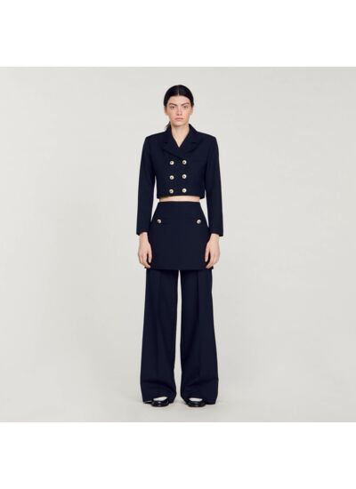 Veste courte à double boutonnage