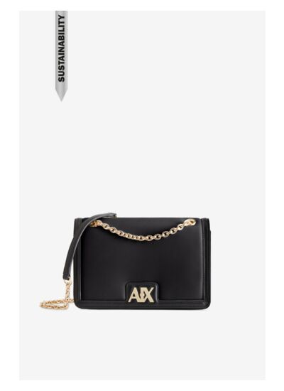 Sac bandoulière femme m-noir/noir