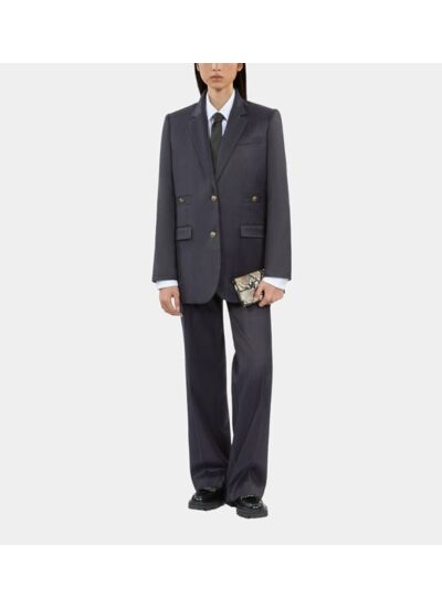 Veste Tailleur Bleu Marine Femme