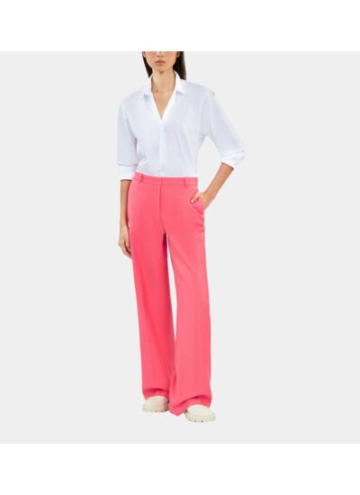 Pantalon Tailleur Fuchsia Femme