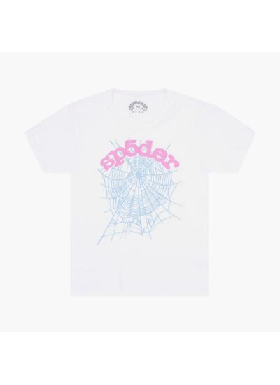 Sp5der T-Shirt OG Web Baby Blanc