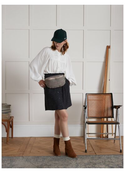 BLOUSE DOBBY FLUIDE