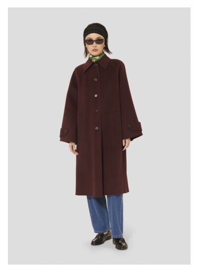 Manteau Marly-Figue en Laine