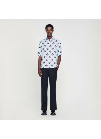 Chemise Cross Flower manches courtes
