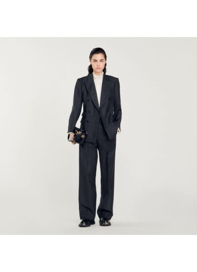 Veste de costume rayures