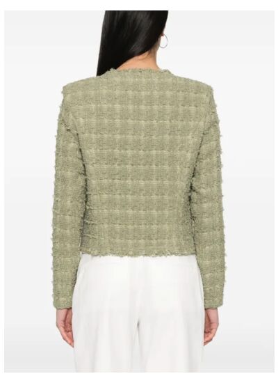 Veste En Tweed À Franges Raceli