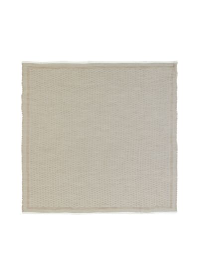 Foulard tissé femme v-beige