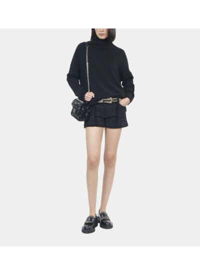 Pull En Cachemire Noir Femme