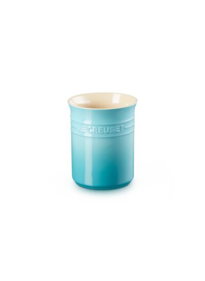 Pot à Ustensiles en céramique bleu caraïbes