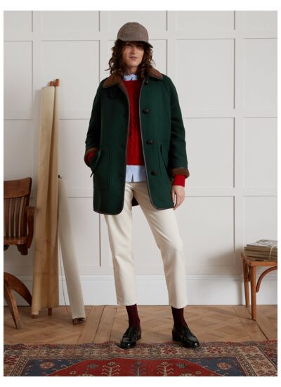MANTEAU SHERPA GANSE
