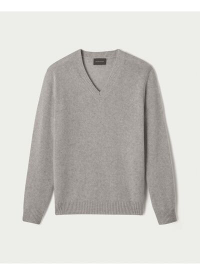 Pull V 4 fils - Homme - GRIS ARMOISE