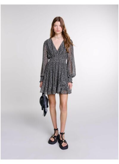 Robe courte évasée