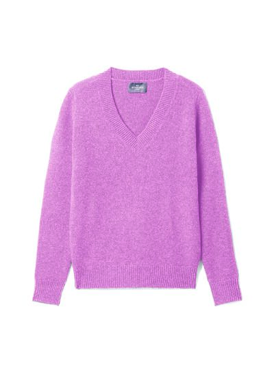 Pull col V - Femme - ROSE LOUKOUM