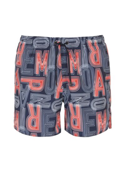 Boxer tissé pour homme - bleu marine/rouge/blanc