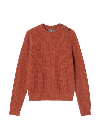 Pull col rond à chevrons - Femme - ERABLE