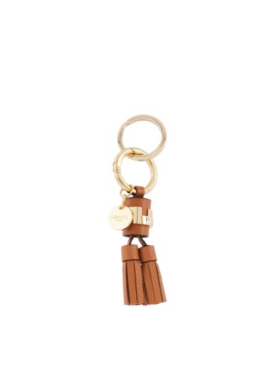 Pompon Neo Carré L - Porte-clés pompon duo - Camel
