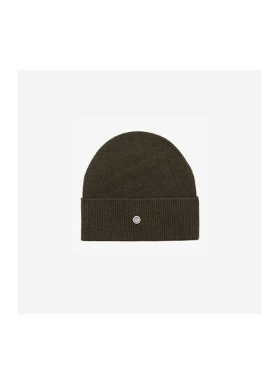 Bonnet en laine uni vert tilleul