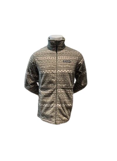 Granite Mountain Printed Fleece Jacket Vert