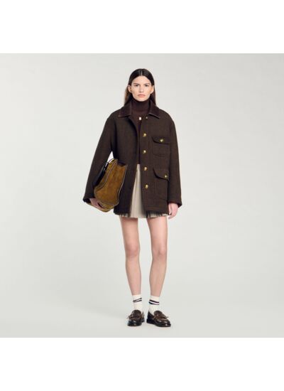 Manteau en tweed