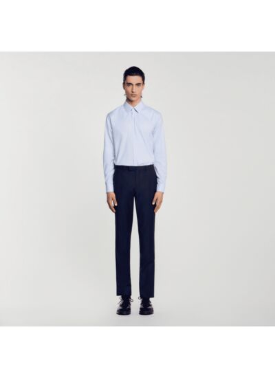 Chemise coupe classique en coton