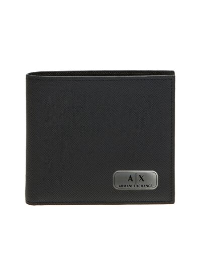 Sac à double pliant pour homme avec pièce de monnaie - nero