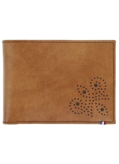 Porte-billets 6 cartes Derby Marron