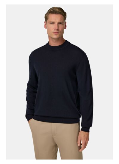 Pull Col Rond en Laine Mérinos